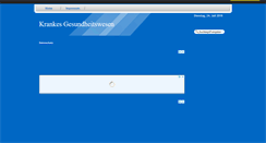 Desktop Screenshot of krankes-gesundheitswesen.de