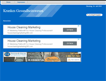 Tablet Screenshot of krankes-gesundheitswesen.de